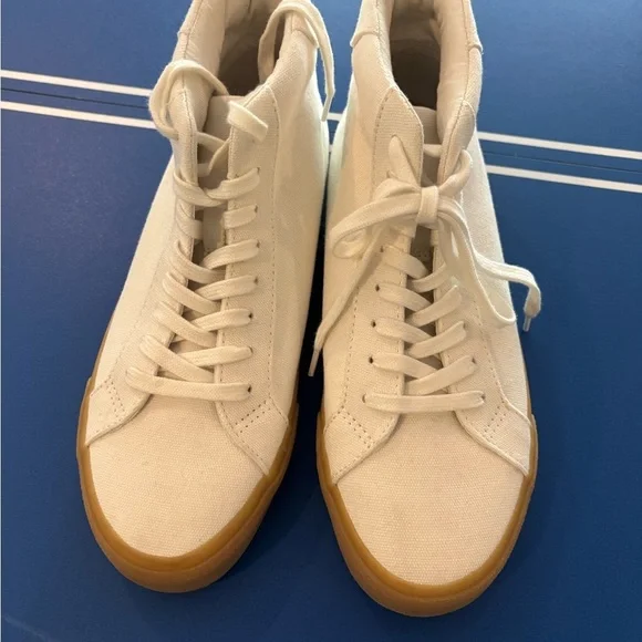 MADEWELL Sidewalk High-Top Sneakers in Recycled Canvas 8.5 - Picture 5 of 9